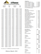 Alliance Title Rate Card