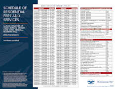 First American Rate Card
